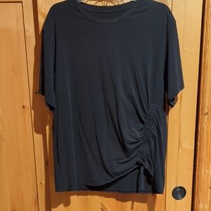 Lululemon Side Cinch Black T-shirt Sz XL